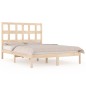 vidaXL Massivholzbett Kiefer 135x190 cm vidaXL Massivholzbett Kiefer 135x190 cm
