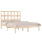 vidaXL Massivholzbett Kiefer 135x190 cm vidaXL Massivholzbett Kiefer 135x190 cm