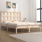 vidaXL Massivholzbett Kiefer 140x190 cm vidaXL Massivholzbett Kiefer 140x190 cm