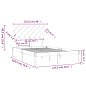 vidaXL Massivholzbett Weiß 120x190 cm vidaXL Massivholzbett Weiß 120x190 cm