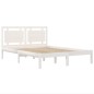 vidaXL Massivholzbett Weiß 120x190 cm vidaXL Massivholzbett Weiß 120x190 cm