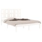 vidaXL Massivholzbett Weiß 120x190 cm vidaXL Massivholzbett Weiß 120x190 cm