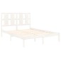 vidaXL Massivholzbett Weiß 120x190 cm vidaXL Massivholzbett Weiß 120x190 cm