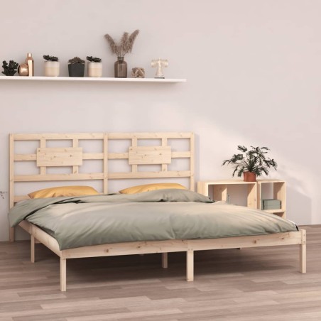 vidaXL Massivholzbett 160x200 cm