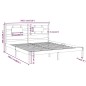 vidaXL Massivholzbett 180x200 cm vidaXL Massivholzbett 180x200 cm