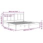 vidaXL Massivholzbett Kiefer 180x200 cm vidaXL Massivholzbett Kiefer 180x200 cm
