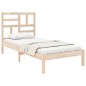 vidaXL Massivholzbett 75x190 cm vidaXL Massivholzbett 75x190 cm