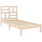 vidaXL Massivholzbett 75x190 cm vidaXL Massivholzbett 75x190 cm