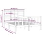 vidaXL Massivholzbett Kiefer 140x200 cm vidaXL Massivholzbett Kiefer 140x200 cm