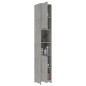 vidaXL 3-tlg. Badmöbel-Set Betongrau Holzwerkstoff vidaXL 3-tlg. Badmöbel-Set Betongrau Holzwerkstoff
