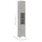 vidaXL 3-tlg. Badmöbel-Set Betongrau Holzwerkstoff vidaXL 3-tlg. Badmöbel-Set Betongrau Holzwerkstoff