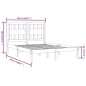 vidaXL Massivholzbett Kiefer 140x200 cm vidaXL Massivholzbett Kiefer 140x200 cm