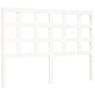 vidaXL Massivholzbett mit Kopfteil Weiß 120x200 cm vidaXL Massivholzbett mit Kopfteil Weiß 120x200 cm