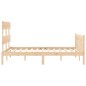 vidaXL Massivholzbett mit Kopfteil 140x200 cm vidaXL Massivholzbett mit Kopfteil 140x200 cm