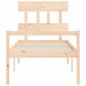 vidaXL Seniorenbett mit Kopfteil Massivholz vidaXL Seniorenbett mit Kopfteil Massivholz