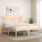 vidaXL Seniorenbett mit Kopfteil 160x200 cm Massivholz vidaXL Seniorenbett mit Kopfteil 160x200 cm Massivholz