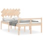 vidaXL Seniorenbett mit Kopfteil Massivholz vidaXL Seniorenbett mit Kopfteil Massivholz