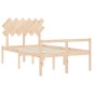 vidaXL Seniorenbett mit Kopfteil Massivholz vidaXL Seniorenbett mit Kopfteil Massivholz