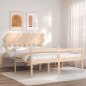 vidaXL Seniorenbett mit Kopfteil 160x200 cm Massivholz vidaXL Seniorenbett mit Kopfteil 160x200 cm Massivholz