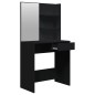 vidaXL Schminktisch-Set Schwarz 74,5 x 40 x 141 cm vidaXL Schminktisch-Set Schwarz 74,5 x 40 x 141 cm