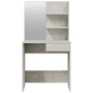 vidaXL Schminktisch-Set Betongrau 74,5x40x141 cm vidaXL Schminktisch-Set Betongrau 74,5x40x141 cm