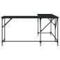 vidaXL Schreibtisch Schwarz 149x149x75 cm Holzwerkstoff vidaXL Schreibtisch Schwarz 149x149x75 cm Holzwerkstoff