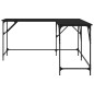 vidaXL Schreibtisch Schwarz 149x149x75 cm Holzwerkstoff vidaXL Schreibtisch Schwarz 149x149x75 cm Holzwerkstoff
