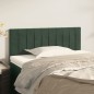 vidaXL Kopfteil Dunkelgrün 90x5x78/88 cm Samt