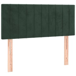 vidaXL Kopfteil Dunkelgrün 90x5x78/88 cm Samt