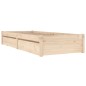vidaXL Bett mit Schubladen 90x200 cm vidaXL Bett mit Schubladen 90x200 cm