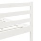 vidaXL Massivholzbett Weiß 75x190 cm vidaXL Massivholzbett Weiß 75x190 cm