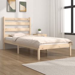 vidaXL Massivholzbett Kiefer 75x190 cm