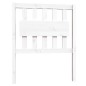 vidaXL Massivholzbett Weiß Kiefer 75x190 cm vidaXL Massivholzbett Weiß Kiefer 75x190 cm