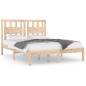 vidaXL Massivholzbett Kiefer 140x190 cm vidaXL Massivholzbett Kiefer 140x190 cm