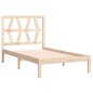 vidaXL Massivholzbett Kiefer 75x190 cm vidaXL Massivholzbett Kiefer 75x190 cm