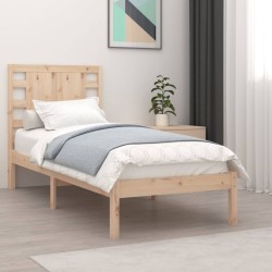 vidaXL Massivholzbett 90x190 cm