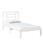 vidaXL Massivholzbett Weiß 75x190 cm vidaXL Massivholzbett Weiß 75x190 cm