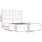 vidaXL Massivholzbett Kiefer 140x200 cm vidaXL Massivholzbett Kiefer 140x200 cm