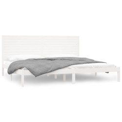 vidaXL Massivholzbett Weiß 180x200 cm