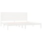 vidaXL Massivholzbett Weiß 180x200 cm vidaXL Massivholzbett Weiß 180x200 cm
