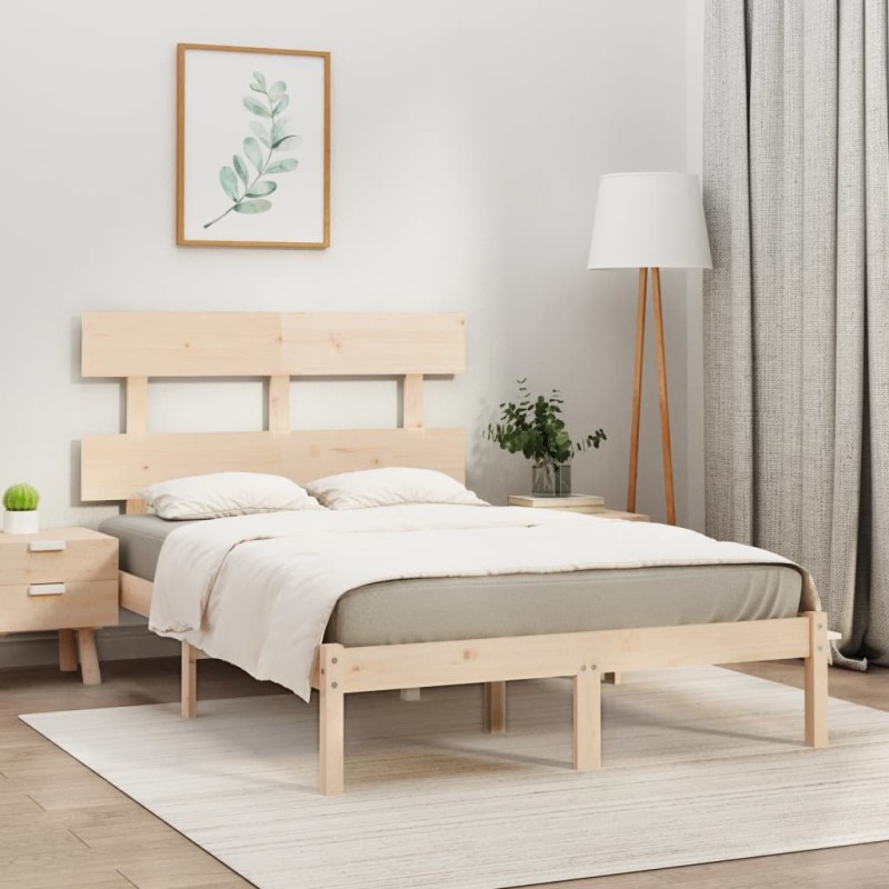 vidaXL Massivholzbett 140x190 cm vidaXL Massivholzbett 140x190 cm