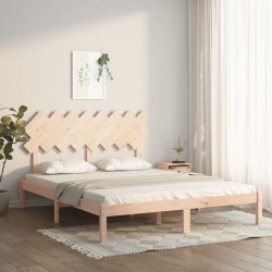 vidaXL Massivholzbett 160x200 cm
