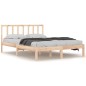 vidaXL Massivholzbett Kiefer 135x190 cm vidaXL Massivholzbett Kiefer 135x190 cm