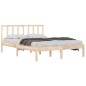vidaXL Massivholzbett Kiefer 135x190 cm vidaXL Massivholzbett Kiefer 135x190 cm