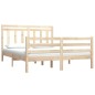 vidaXL Massivholzbett 140x190 cm vidaXL Massivholzbett 140x190 cm