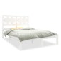 vidaXL Massivholzbett Weiß 120x190 cm vidaXL Massivholzbett Weiß 120x190 cm