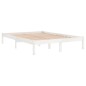 vidaXL Massivholzbett Weiß 120x190 cm vidaXL Massivholzbett Weiß 120x190 cm