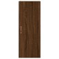 Highboard Braun Eichen-Optik 34,5x34x180 cm Holzwerkstoff Highboard Braun Eichen-Optik 34,5x34x180 cm Holzwerkstoff