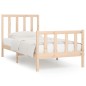 vidaXL Massivholzbett 75x190 cm vidaXL Massivholzbett 75x190 cm