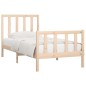 vidaXL Massivholzbett 75x190 cm vidaXL Massivholzbett 75x190 cm